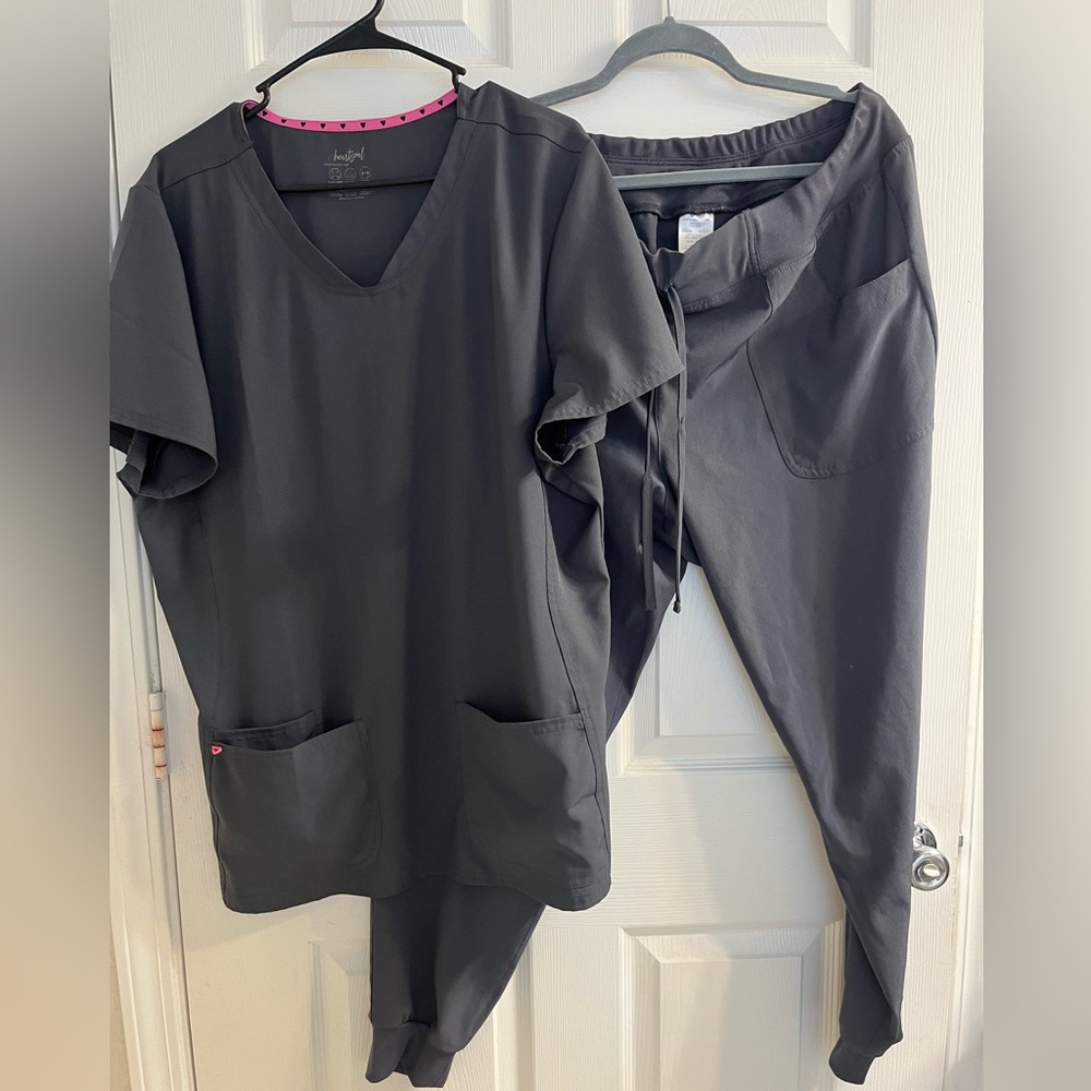 Grey Scrub Set